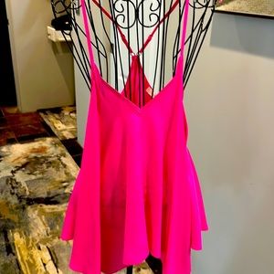 Alice & Trixie pink silk camisole